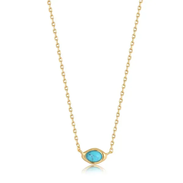 Station Synthetic Turquoise Necklace Occasions Fine Jewelry Midland, TX