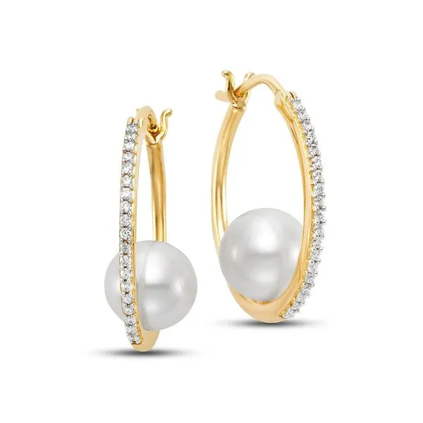 Hoop Pearl Earrings Occasions Fine Jewelry Midland, TX