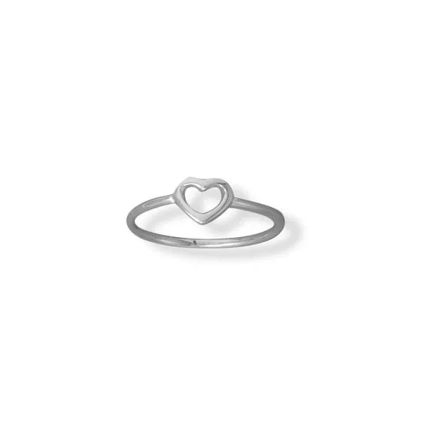 Heart Silver Ring Occasions Fine Jewelry Midland, TX