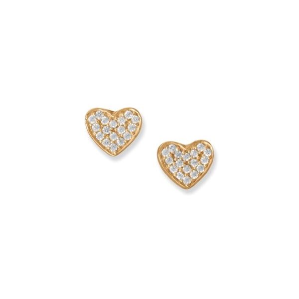 Heart Silver Earrings Occasions Fine Jewelry Midland, TX