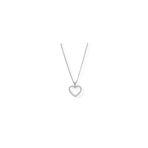 Heart Silver Necklace Occasions Fine Jewelry Midland, TX