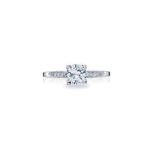 Lady's 18K White Gold Ring Mounting w/20 Diamonds Orin Jewelers Northville, MI