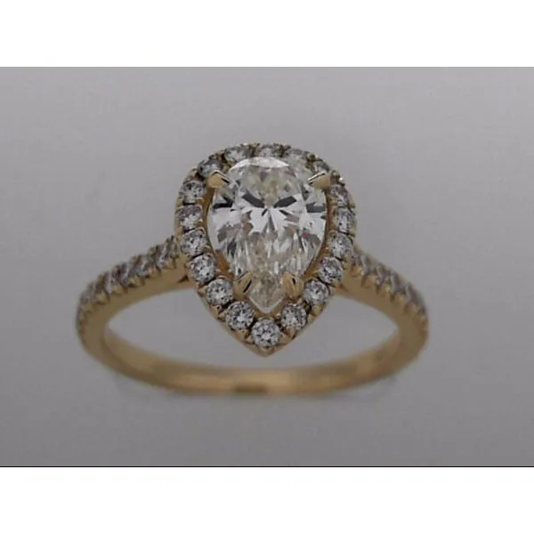 14k Yellow Gold Engagement Ring With 40 Diamonds Orin Jewelers Northville, MI