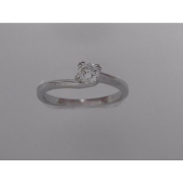 14k White Gold Diamond Engagement Ring Orin Jewelers Northville, MI