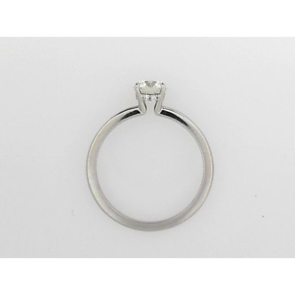 Platinum Engagement Ring With 9 Diamonds Image 4 Orin Jewelers Northville, MI