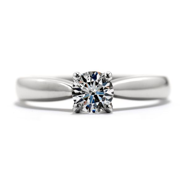 Estate - Hearts on Fire 0.77 CT Solataire 18K Engagement Ring Orin Jewelers Northville, MI