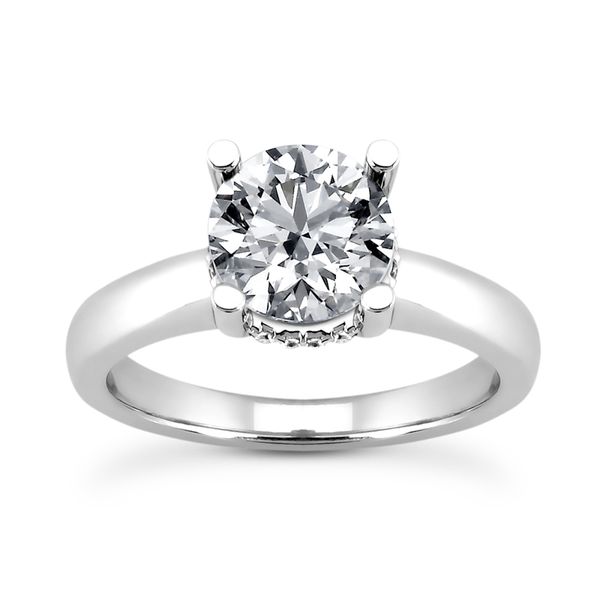 Estate Collection - 14K White Gold Engagement Ring 0.46 Carats G SI2 Orin Jewelers Northville, MI