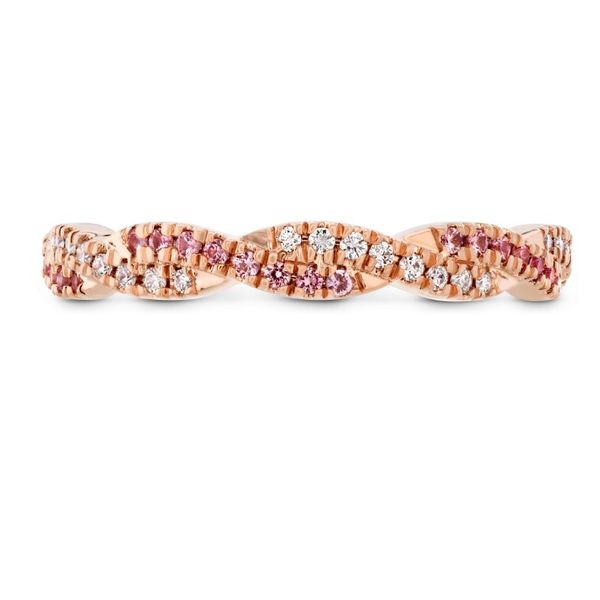 18k Rose Gold Hayley Paige Harley Go Boldly Braided Power Band With Sapphires By Hearts On Fire Orin Jewelers Northville, MI