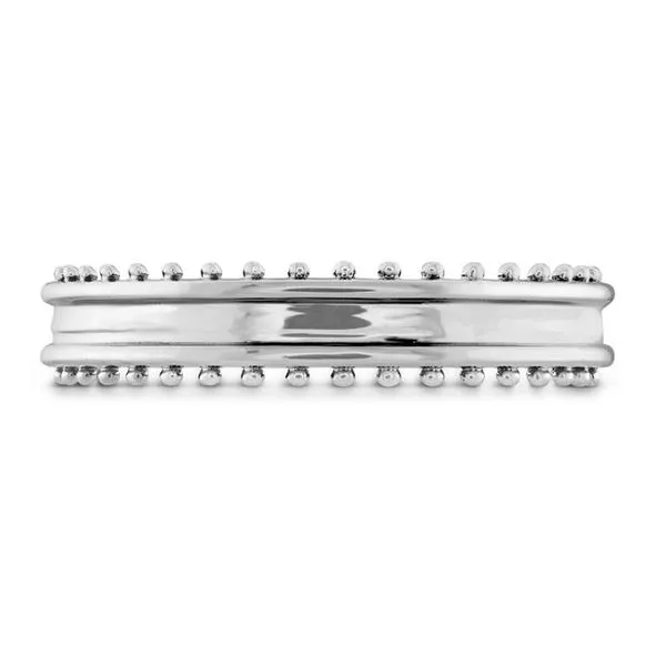 Lady's 18k White Gold Hayley Paige Sloane Picot Keep It Classic Metal Band By Hearts On Fire Orin Jewelers Northville, MI