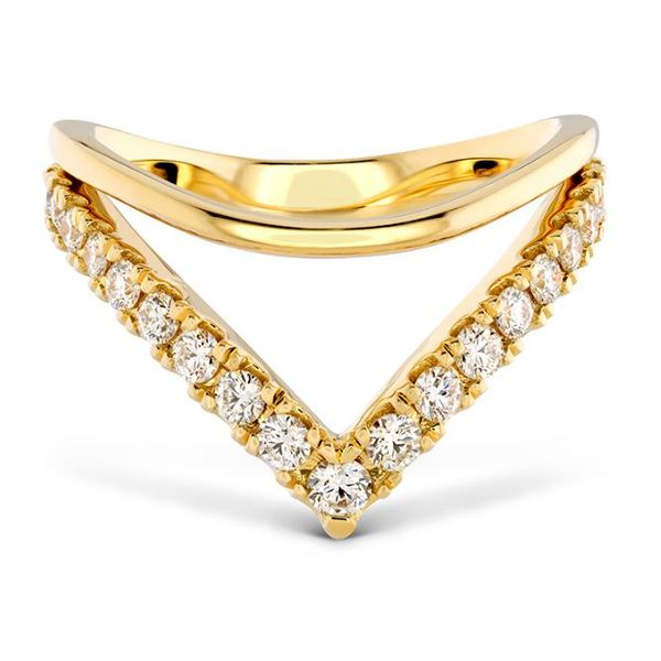 Lady's 18K Yellow Gold Hayley Paige Harley Silhouette Power Band by Hearts on Fire Orin Jewelers Northville, MI