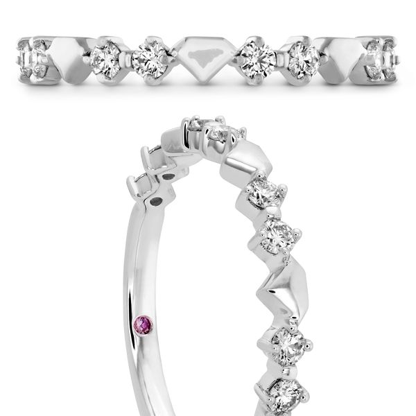18kwg  Hayley Paige Behati Bold Shapes Ring by Hearts on Fire Orin Jewelers Northville, MI