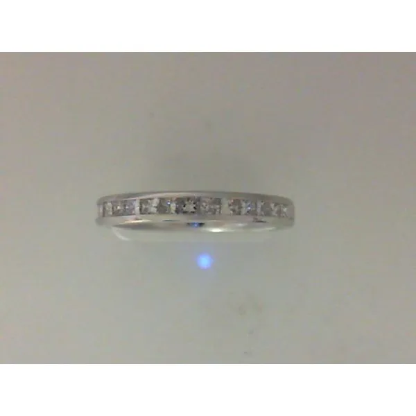 Lady's 14K White Gold Channel Set Band W/11 Diamonds Orin Jewelers Northville, MI