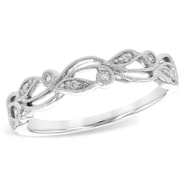 14k White Gold Band With 9 Diamonds Orin Jewelers Northville, MI