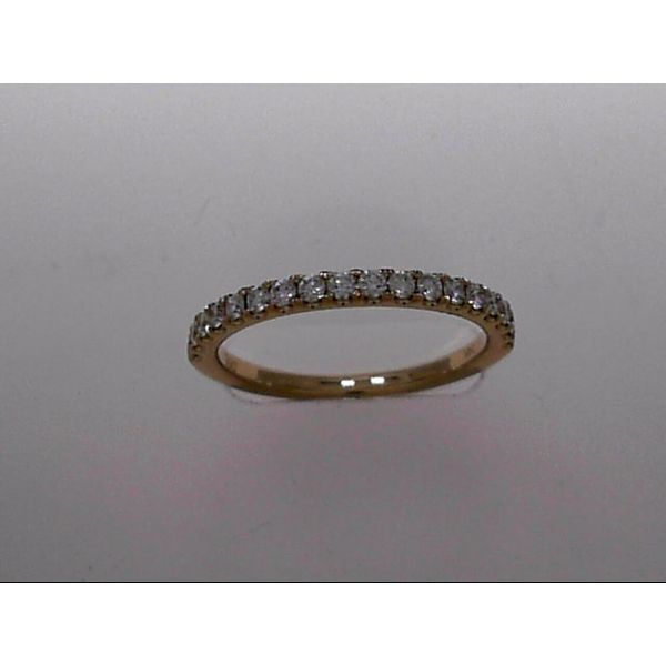 14 Karat Yellow Gold Wedding Band With 18 Diamonds Orin Jewelers Northville, MI