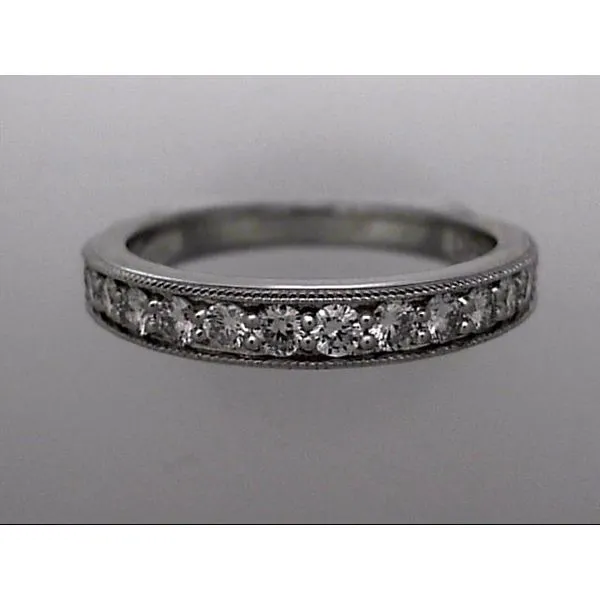 14 Karat White Gold Wedding Band With 15 Diamonds Orin Jewelers Northville, MI