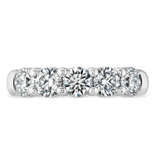 18k White Gold Signature 5 Stone Band by Hearts on Fire Orin Jewelers Northville, MI