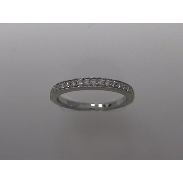 14 Karat White Gold Wedding Band With 20 Diamonds Orin Jewelers Northville, MI