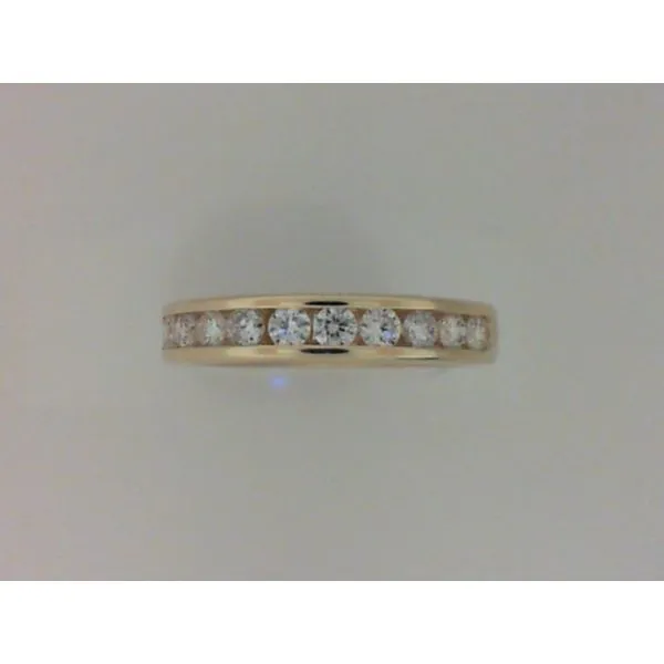 14k Yellow Gold Channel Set Band With 11 Diamonds Orin Jewelers Northville, MI