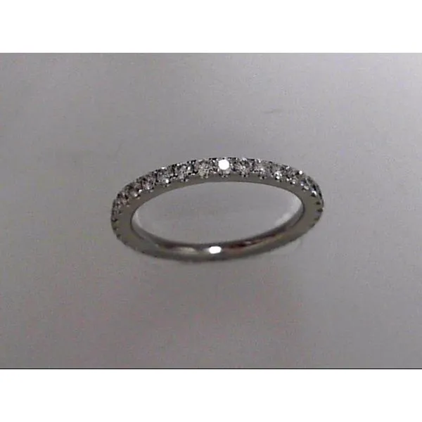 14 Karat White Gold Eternity Wedding Band With 35 Diamonds Orin Jewelers Northville, MI