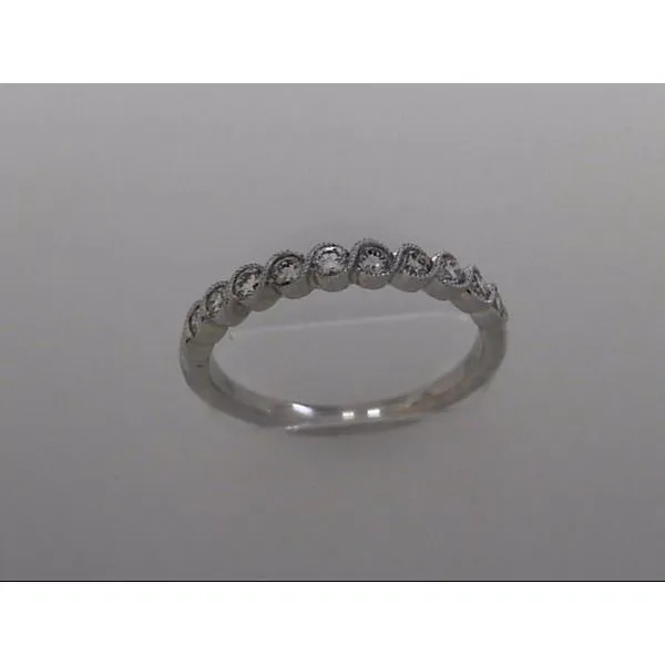 14 Karat White Gold Wedding Band With 11 Diamonds Orin Jewelers Northville, MI