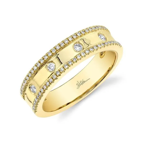 14k Yellow Gold Band With 66 Diamonds Orin Jewelers Northville, MI