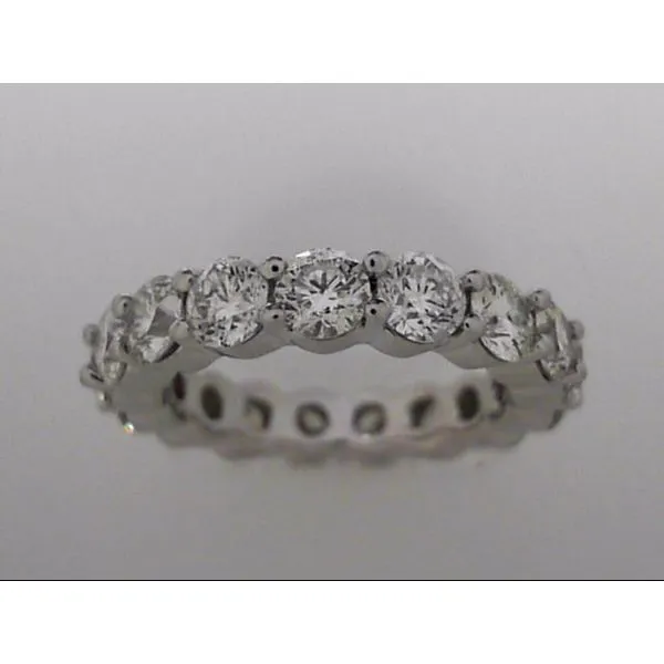 14k White Gold Eternity Band With 17 Diamonds Orin Jewelers Northville, MI