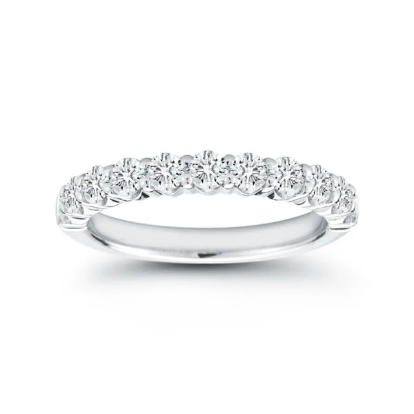 18K White Gold Band With 11 Diamonds Orin Jewelers Northville, MI