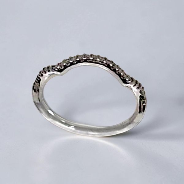 Estate Collection - 14K White Gold Diamond Wedding Band Orin Jewelers Northville, MI