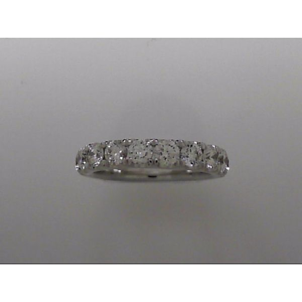 14 Karat White Gold Wedding Band With 10 Diamonds Orin Jewelers Northville, MI