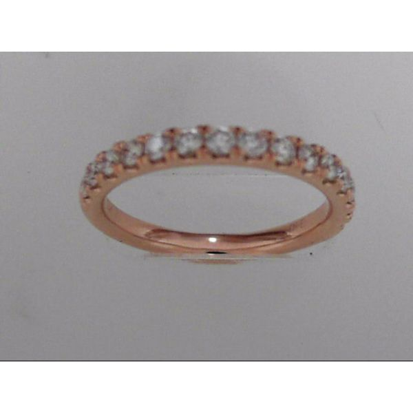 14k Rosé Gold Band With 15 Diamonds Orin Jewelers Northville, MI