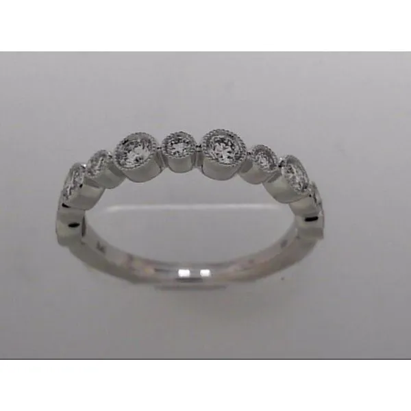 14k White Gold Band With 11 Diamonds Orin Jewelers Northville, MI