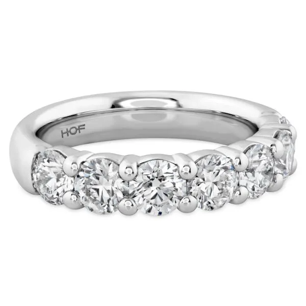 18k White Gold Signature 7-Stone Band by Hearts on Fire Image 2 Orin Jewelers Northville, MI