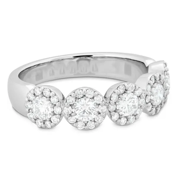 18k White Gold Band With 55 Diamonds Image 2 Orin Jewelers Northville, MI