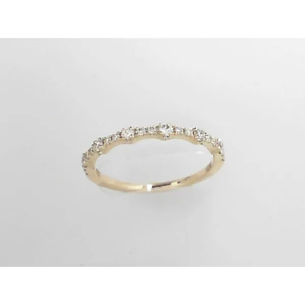 14k Yellow Gold Wedding Band With 20 Diamonds Orin Jewelers Northville, MI