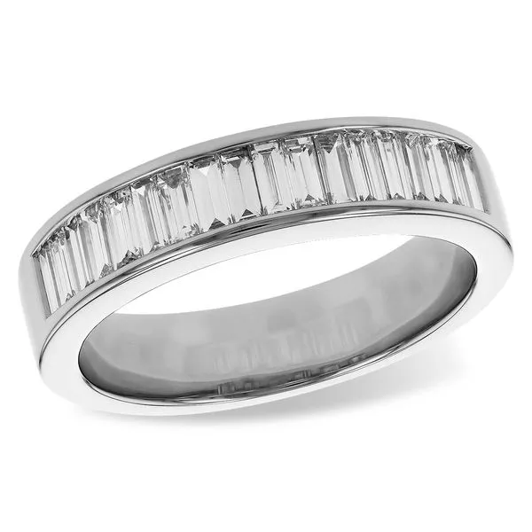 14K White Gold Band With 17 Diamonds Orin Jewelers Northville, MI