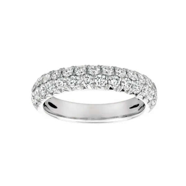 14K  White Gold Band With 36 Diamonds Orin Jewelers Northville, MI