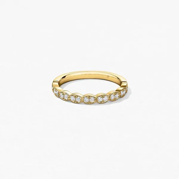 18kYellow Gold LORELEI FLORAL Wedding Band by Hearts on Fire Orin Jewelers Northville, MI