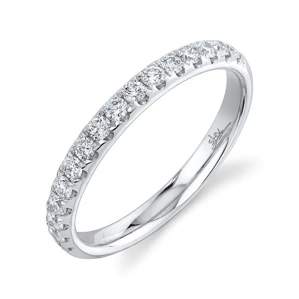 14k White Gold Band With 16 Diamonds Orin Jewelers Northville, MI