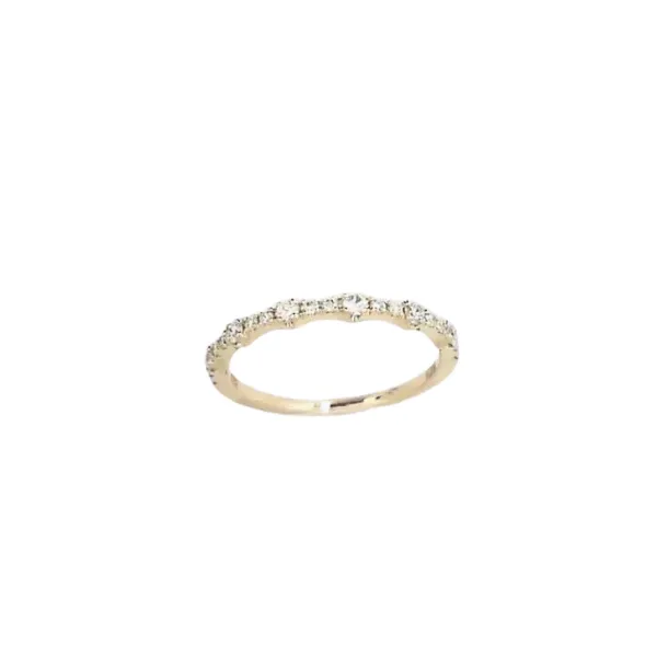 14k Yellow Gold Wedding Band With 20 Diamonds Orin Jewelers Northville, MI