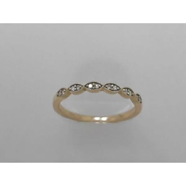 14K Yellow Gold Band With 12 Diamonds Orin Jewelers Northville, MI