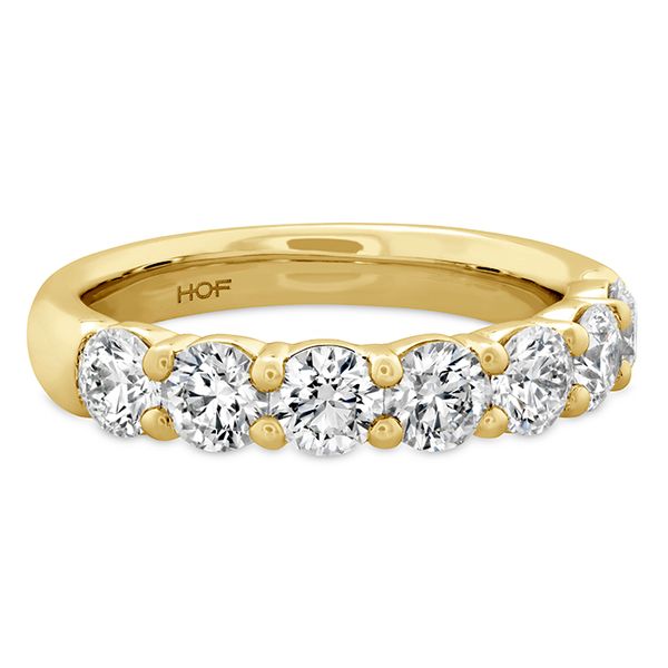 18K Yellow Gold Signature 7-Stone Band by Hearts On Fire Orin Jewelers Northville, MI