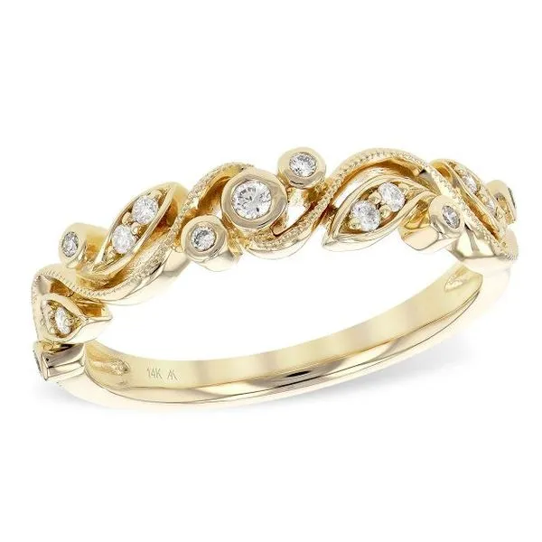 14K Yellow Gold Band With 15 Diamonds Orin Jewelers Northville, MI