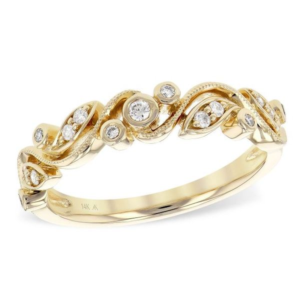 14K Yellow Gold Band With 15 Diamonds Orin Jewelers Northville, MI