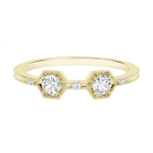 Forevermark Tribute Collection Two Stone Band Orin Jewelers Northville, MI