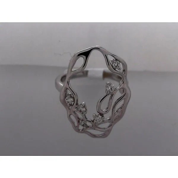 14 Karat White Gold Fashion Ring With 6 Diamonds Orin Jewelers Northville, MI