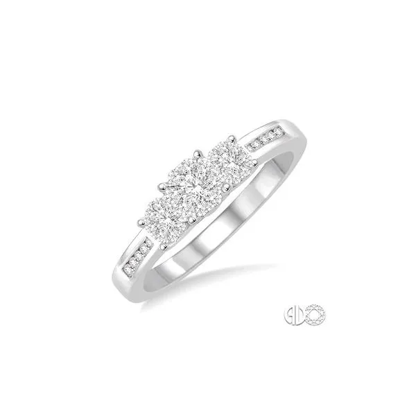14K White Gold Ring With 39 Diamonds Orin Jewelers Northville, MI