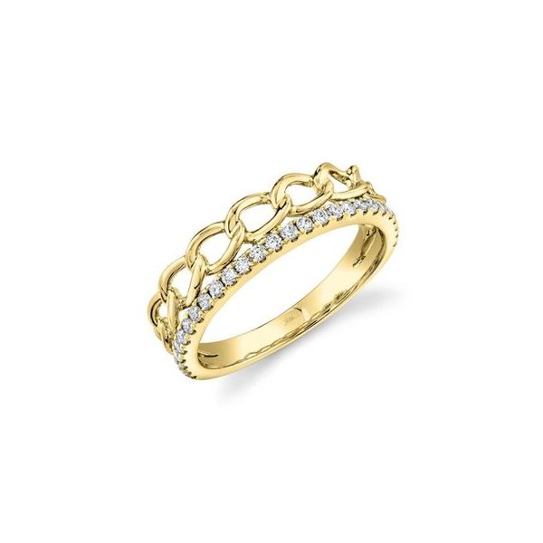 14K Yellow Gold Ring With 27 Diamonds Orin Jewelers Northville, MI