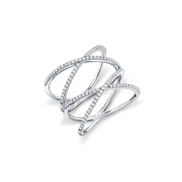 14k White Gold Fashion Ring With 104 Diamonds Orin Jewelers Northville, MI