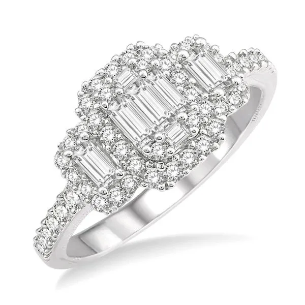 14k White Gold Ring With 57 Diamonds Orin Jewelers Northville, MI