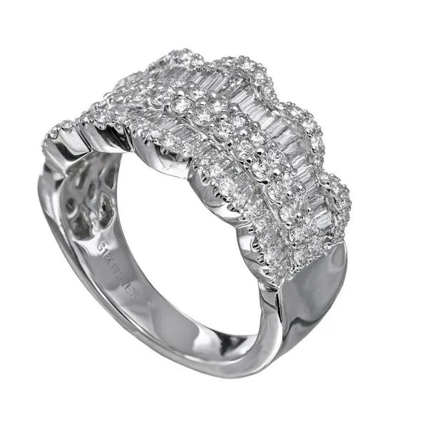 18k White Gold Ring With 136 Diamonds Orin Jewelers Northville, MI